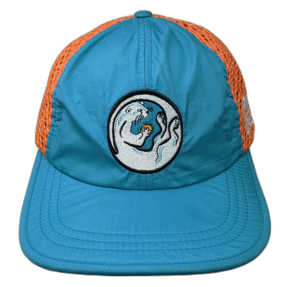 Richardson Baseball Cap Blue Orange One Size Otter InWord Expeditions Mesh Hat